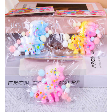 Гра антистрес C 71224 (24) ЦІНА ЗА 24 ШТУК В БЛОЦІ, “Поні”, блискітки, м’які кульки, в коробці