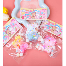 Гра антистрес C 71227 (24) ЦІНА ЗА 14 ШТУК В БЛОЦІ, герой, блискітки, м’які кульки, в коробці