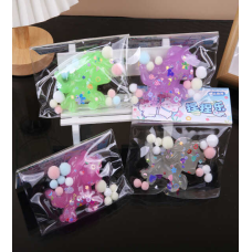 Гра антистрес C 71233 (24) ЦІНА ЗА 24 ШТУК В БЛОЦІ, “Поні”, блискітки, м’які кульки, в коробці