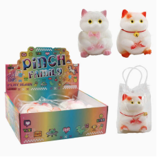 Гра антистрес C 72372 (15) ЦІНА ЗА 2 ШТУКИ В БЛОЦІ, “Котик“, силіконовий, розмір 11х12х13 см, аксесуар, в коробці