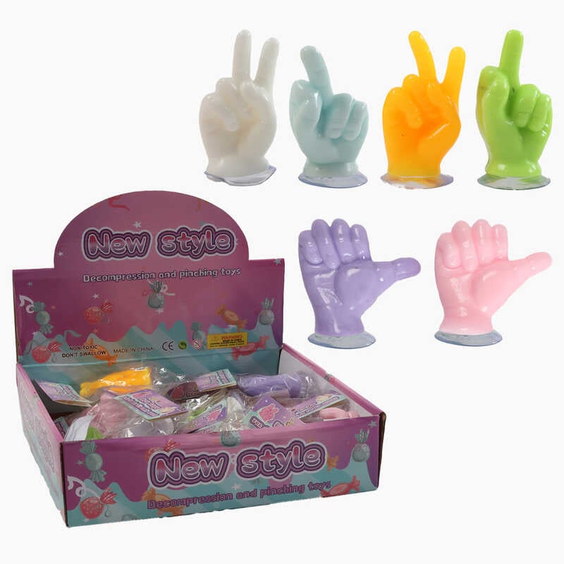 Гра антистрес C 72375 (24) ЦІНА ЗА 20 ШТУК В БЛОЦІ, “Руки”, середня висота - 8 см, присоска, в коробці Гра антистрес C 72375 (24) ЦІНА ЗА 20 ШТУК В БЛОЦІ, “Руки”, середня висота - 8 см, присоска, в коробці