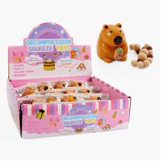 Гра антистрес C 72384 (24) ЦІНА ЗА 16 ШТУК В БЛОЦІ, “Капібара”, м’які кульки, в коробці