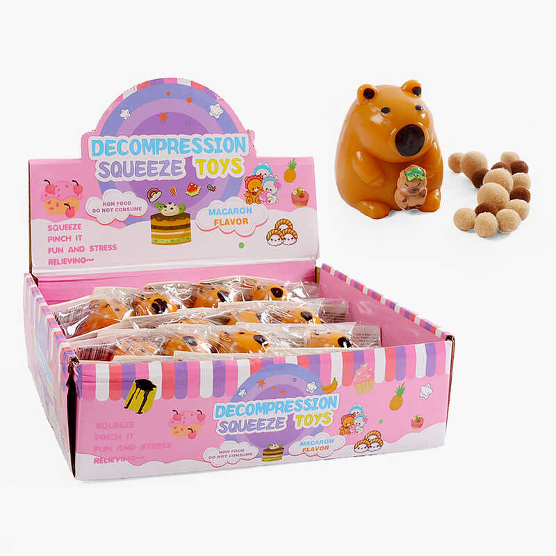 Гра антистрес C 72384 (24) ЦІНА ЗА 16 ШТУК В БЛОЦІ, “Капібара”, м’які кульки, в коробці Гра антистрес C 72384 (24) ЦІНА ЗА 16 ШТУК В БЛОЦІ, “Капібара”, м’які кульки, в коробці