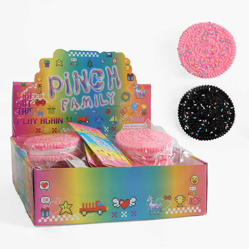 Гра антистрес C 72387 (24) ЦІНА ЗА 8 ШТУК В БЛОЦІ, “Печиво“, в коробці