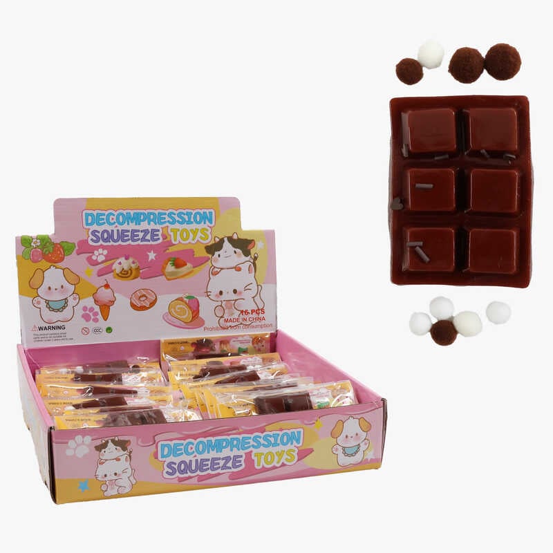 Гра антистрес C 72389 (24) ЦІНА ЗА 16 ШТУК В БЛОЦІ “Шоколад“, ароматизований, в коробці