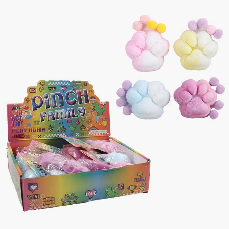 Гра антистрес C 72396 (16) ЦІНА ЗА 24 ШТУКИ В БЛОЦІ, “Лапка“, в коробці