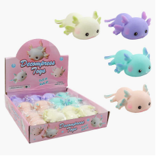 Гра антистрес C 72423 (24) ЦІНА ЗА 12 ШТУК В БЛОЦІ, “Аксолотль“, довжина 12 см, в коробці