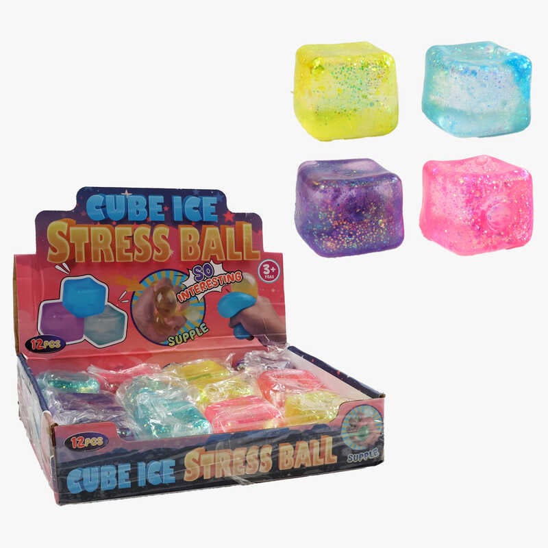 Гра антистрес C 72462 (24) ЦІНА ЗА 12 ШТУК В БЛОЦІ, “Кубик”, гелеве наповнення, в коробці
