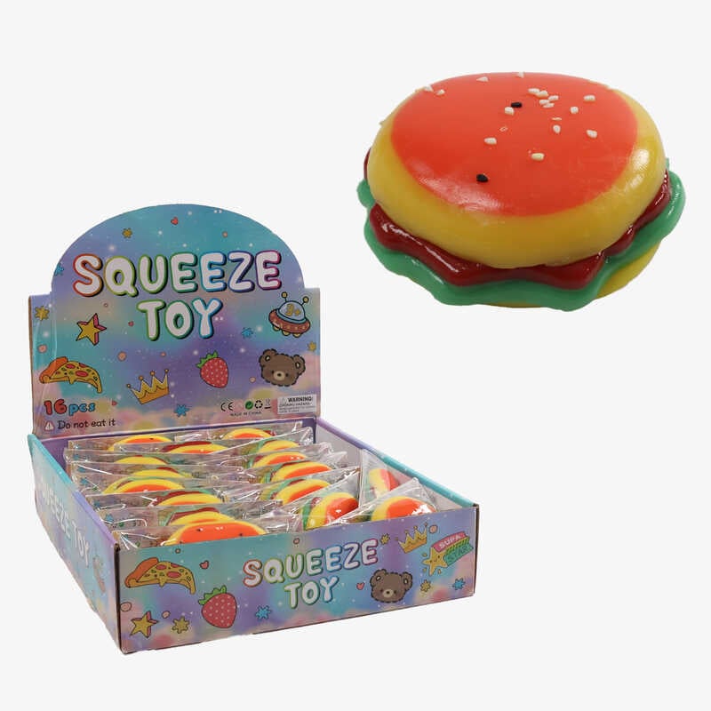 Гра антистрес C 72468 (24) ЦІНА ЗА 16 ШТУК В БЛОЦІ, “Бургер”, в коробці