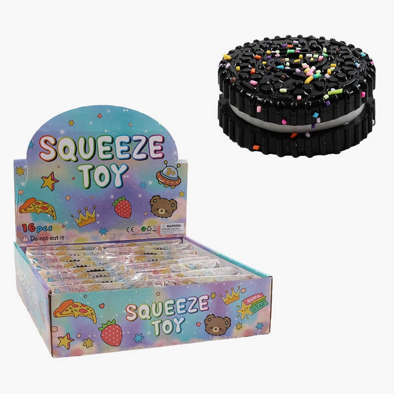 Гра антистрес C 72470 (24) ЦІНА ЗА 16 ШТУК В БЛОЦІ,“Печиво”, розмір  - 6х5.5 см, в коробці