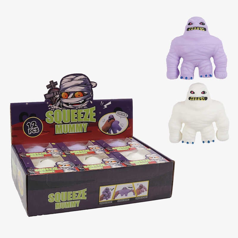 Гра антистрес C 72472 (20) ЦІНА ЗА 12 ШТУК В БЛОЦІ, “Мумія“, розмір 9х4х9 см, в коробці