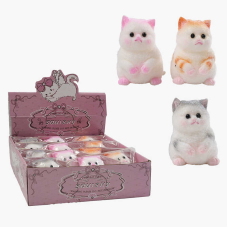 Гра антистрес C 72498 (24) ЦІНА ЗА 12 ШТУК В БЛОЦІ, “Кошеня“, висота 9 см, в коробці