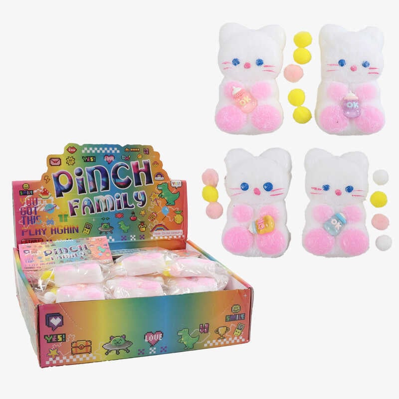 Гра антистрес C 72598 (16) ЦІНА ЗА 24 ШТУКИ В БЛОЦІ, “Котик“, волохатий, м“які кульки, пляшечка, розмір 6х2х9 см, в коробці Гра антистрес C 72598 (16) ЦІНА ЗА 24 ШТУКИ В БЛОЦІ, “Котик“, волохатий, м“які кульки, пляшечка, розмір 6х2х9 см, в коробці