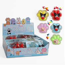 Гра антистрес C 72605 (24) ЦІНА ЗА 8 ШТУК В БЛОЦІ, “Лапка”, м’які кульки, аксесуар, в коробці