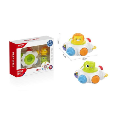 Бізіборд HE 8031 (72) сфера з кульками, 7 забавок, пальчикові ігри, тріскачка, пискавка, 2 фігурки, в коробці