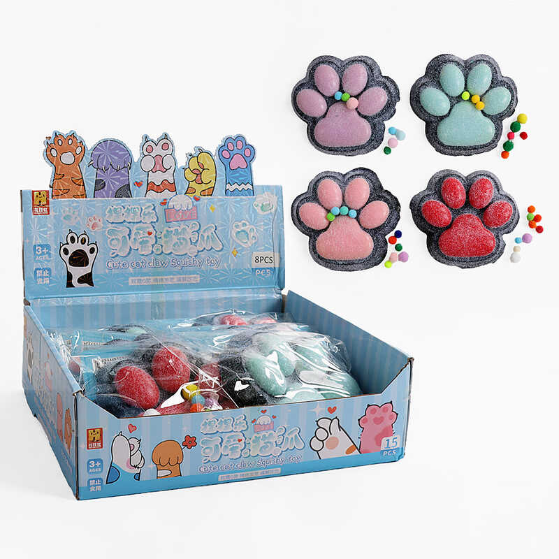 Гра антистрес C 72620 (24) ЦІНА ЗА 8 ШТУК В БЛОЦІ, “Лапка”, м’які кульки, в коробці Гра антистрес C 72620 (24) ЦІНА ЗА 8 ШТУК В БЛОЦІ, “Лапка”, м’які кульки, в коробці