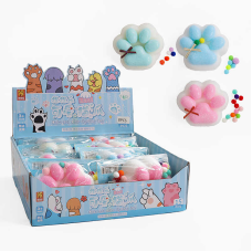 Гра антистрес C 72622 (15) ЦІНА ЗА 8 ШТУК В БЛОЦІ, “Лапка”, м’які кульки, в коробці