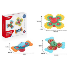 Гра антистрес HE 0107 (72) 3 шт, 3 спінери на присосках, у коробці
