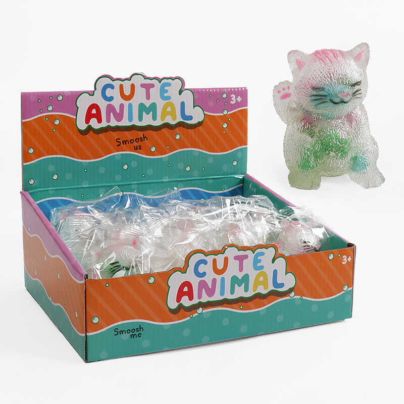 Гра антистрес M 18590 (12) ЦІНА ЗА 12 ШТУК В БЛОЦІ, “Котик“, в коробці