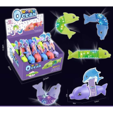 Гра антистрес SS 5028 (24/2) “Дельфін“, гофра, підсвічування, ЦІНА ЗА 36 ШТУК В БЛОЦІ