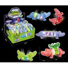 Гра антистрес SS 6028 (864) “Крокодил“ ЦІНА ЗА 1 ШТУКУ  гофра, підсвічування