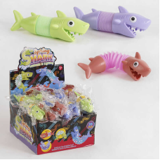 Гра антистрес SS 7028 (24/2) “Акула“, гофра, підсвічування, ЦІНА ЗА 36 ШТУК В БЛОЦІ