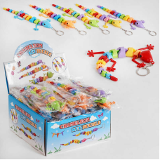 Гра антистрес Брелок C 53074 (16) “Ящірка“, ЦІНА ЗА 48 ШТУК У БЛОЦІ