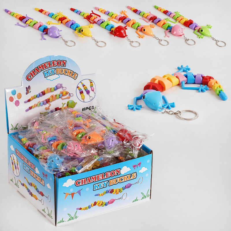 Гра антистрес Брелок C 53076 (768) “Ящірка“, ЦІНА ЗА 1 ШТУКУ 