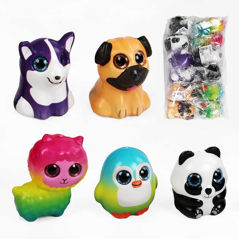 Гра антистрес С 58859 (50) ЦІНА ЗА 12 ШТУК  В УПАКОВЦІ, “Сквіші-окастики“, 6 видів