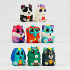 Гра антистрес С 58867 (25) ЦІНА ЗА 12 ШТУК В УПАКОВЦІ, “Сквіші-окастики“, 6 видів