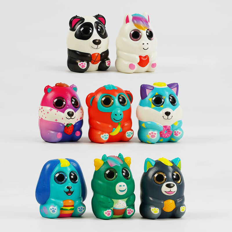 Гра антистрес С 58867 (25) ЦІНА ЗА 12 ШТУК В УПАКОВЦІ, “Сквіші-окастики“, 6 видів