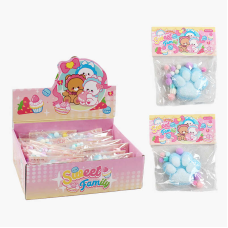 Гра антистрес С 68923 (24) “Лапка”, кульки, пухнаста, ЦІНА ЗА 16 ШТУК В БЛОЦІ