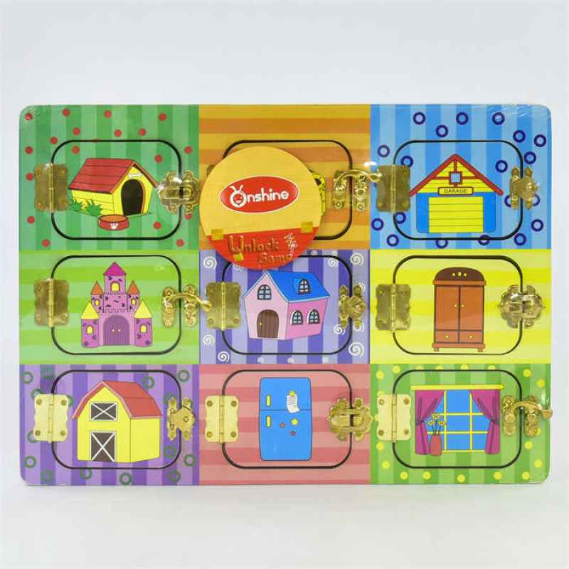 Бізіборд M 02999 (32) замочки, у плівці