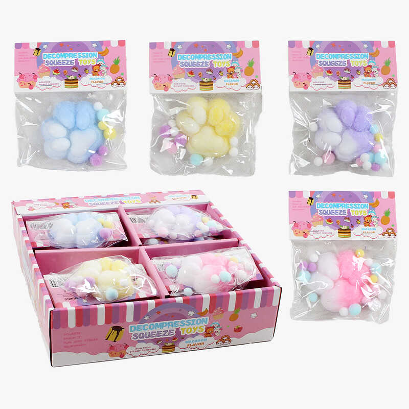 Гра антистрес С 70367 (24) ЦІНА ЗА 16 ШТУК В БЛОЦІ, пухнаста, в коробці