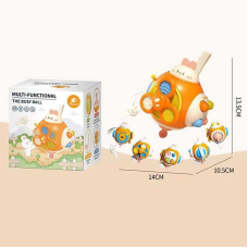 Бізіборд QQ 001 (72) пальчикові ігри, тріскачка, пискавка, спінер, ключик, в коробці