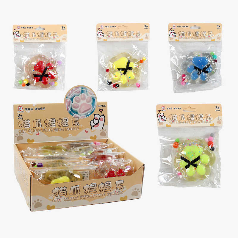 Гра антистрес С 70378 (24) ЦІНА ЗА 10 ШТУК В БЛОЦІ, “Лапка”, кульки, підсвічується, блискітки Гра антистрес С 70378 (24) ЦІНА ЗА 10 ШТУК В БЛОЦІ, “Лапка”, кульки, підсвічується, блискітки