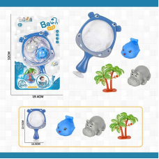Гра для ванни 279 (96/2) 2 пискавки, сачок на присосці, на листі