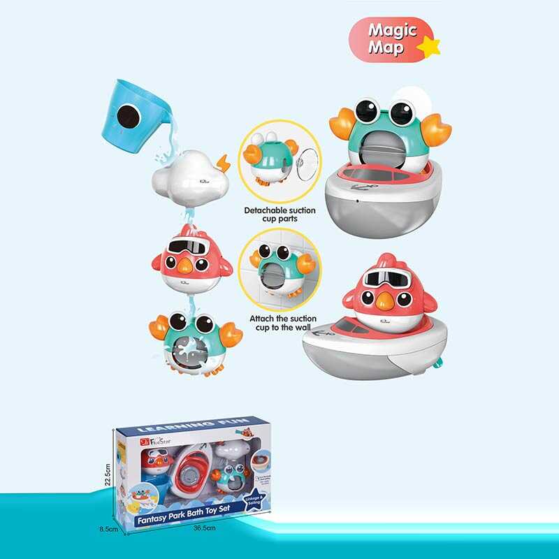 Гра для ванни 35595 (24) присоски, кухлик, в коробці Гра для ванни 35595 (24) присоски, кухлик, в коробці