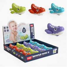 Гра для ванни 368-2 (30/2) ЦІНА ЗА 12 ШТУК В БЛОЦІ, “Крокодил”, заводна