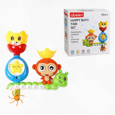 Гра для ванни 52026 (72/2) лієчки, присоски, водяне колесо, в коробці