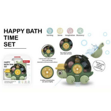 Гра для ванни 52050 (48) “Черепаха”, каталка, пискавка, черпак, млин, присоски, в коробці