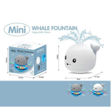 Гра для ванни 6688 BQ (72/2) “Кит”, фонтанчик, катається, підсвічування, 2 кольори, в коробці