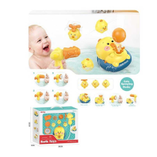 Гра для ванни 688-52 (12) 7 в 1, електричний фонтан, автоматична подача води зі шланга, насадки, батарея 3.7 V, USB-кабель, в коробці