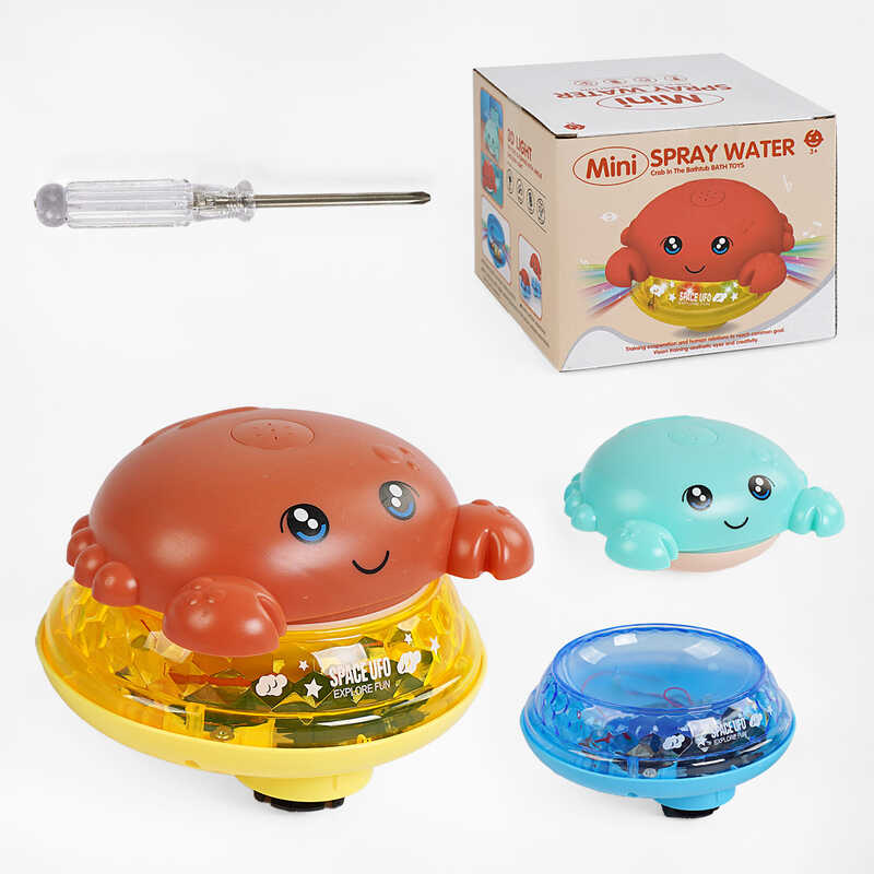 Гра для ванни 7020 (72) 2 кольори, музика, підсвічування, колесо вільного ходу, водний фонтанчик, в коробці Гра для ванни 7020 (72) 2 кольори, музика, підсвічування, колесо вільного ходу, водний фонтанчик, в коробці