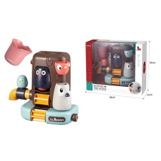 Гра для ванни DM 501 W (12) на присосках, водяний млин, кухлик, в коробці