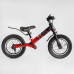 Велобіг Corso “Skip Jack“ 44538 (1) ЧОРНО-ЧЕРВОНИЙ, надувні колеса 12“, сталева рама з амортизатором, ручне гальмо, підніжка, в коробці