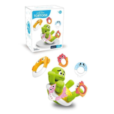 Гра для ванни Q 5 Y (48) “Черепашка”, кільцекид, 5 фігурних кілечок, автоматичний принцип роботи, вбудований акумулятор, фонтанчик, кабель type-C, в коробці