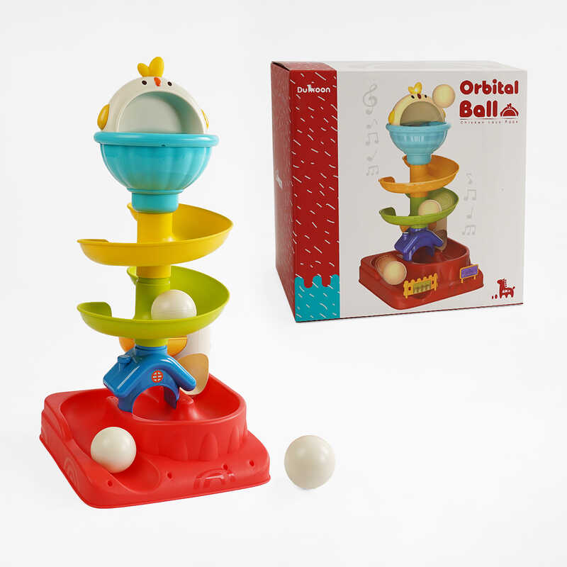 Гра з кулькою DM 620 W (12) світло, звук, 3 кульки, аксесуари, в коробці