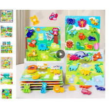 Гра з липучками C 73258 (104) дерев’яна, у плівці, ВИДАЄТЬСЯ ТІЛЬКИ МІКС ВИДІВ