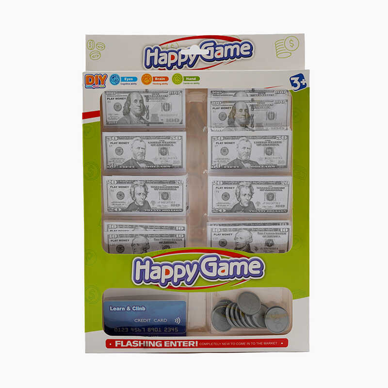 Гроші 929-056 B (240/2) банкноти, монети, картка, в коробці